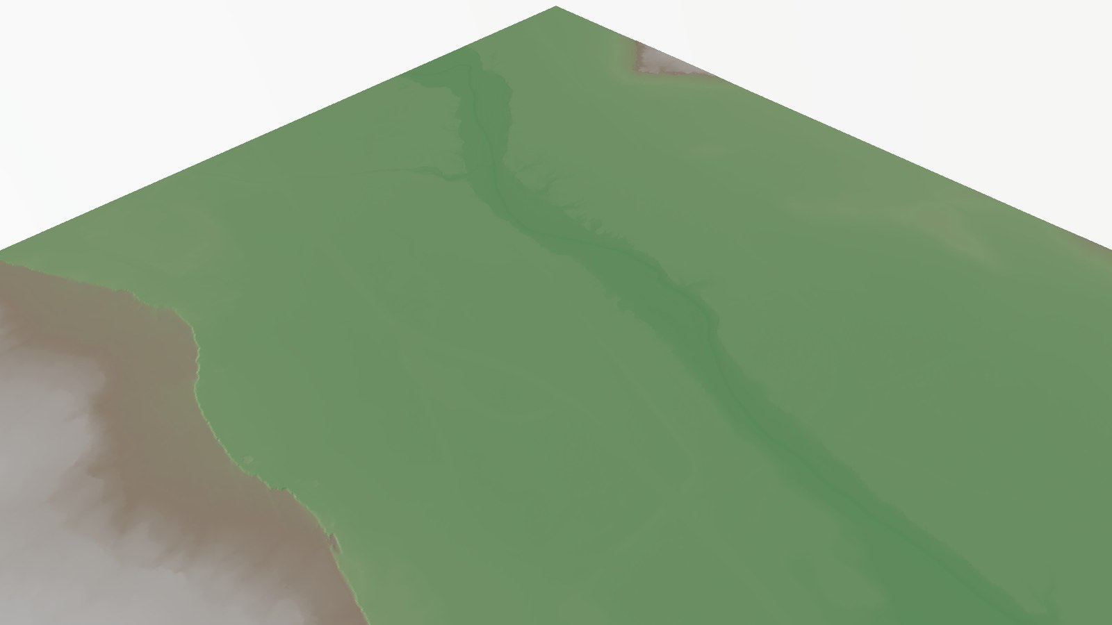 Chaco Canyon rendered in 3D with forge3d